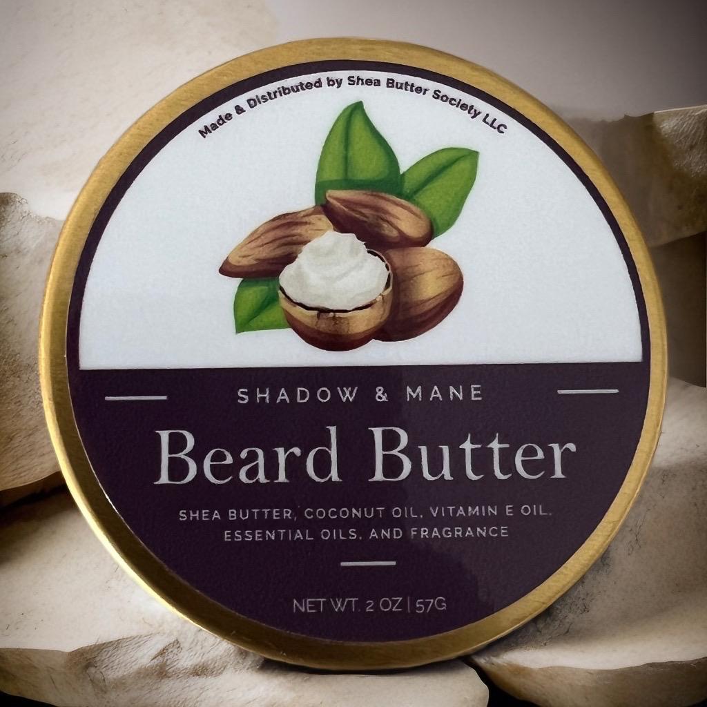 Shadow & Mane Beard Butter – African Green Musk (2 oz)